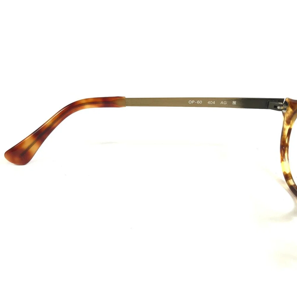 Vintage Oliver Peoples Eyeglasses Frames OP-60 404 AG Antique Gold 49-22-140